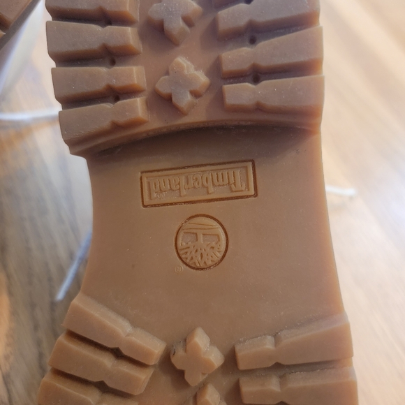 Timberland Premium Waterproof Classic Light Pink Junior Combat Hiking Boots - Picture 7 of 10